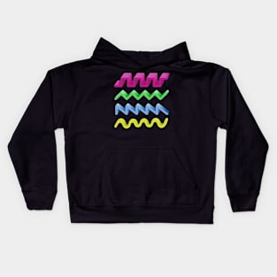 Synth Waveform of Synthesizer Kids Hoodie